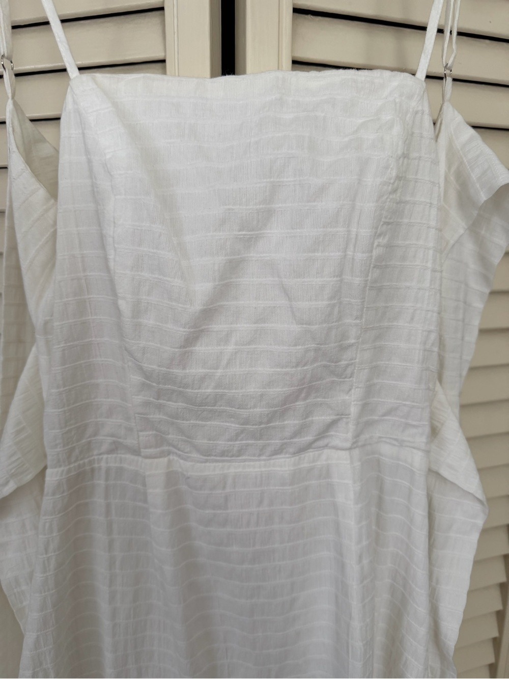 Hello Molly White Textured Bow Mini Dress XS - Picture 9 of 9